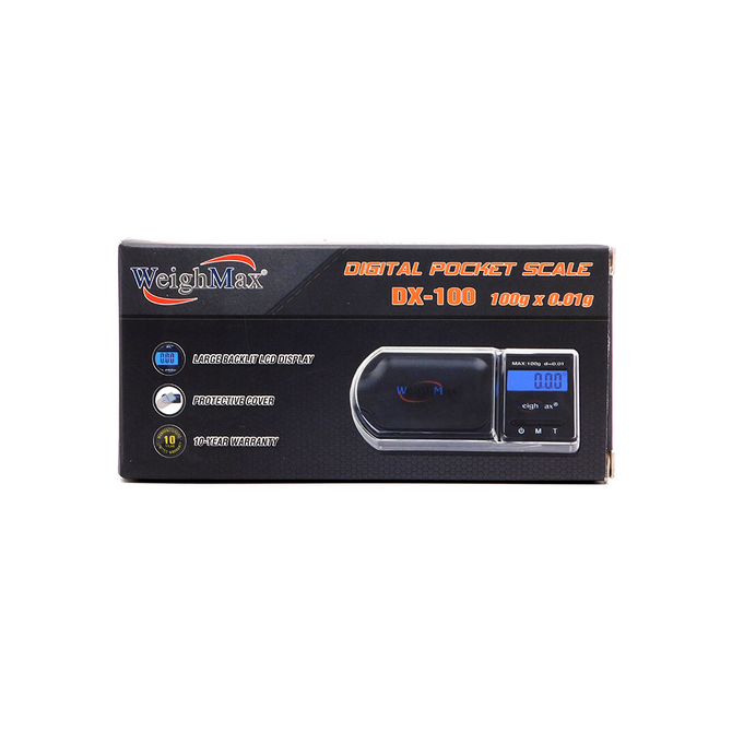 WeighMax DX-100 Digital Pocket Scale (Single Unit)