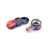 Round Edge Rainbow Metal Manual Grinder w/ Magnetic Drawer (Display of 6)