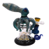 Lookah (C34BG) Tataoo Kraken 6" Glass Water Pipe (Single Unit)