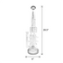 Lookah (WPC756) Skyscraper 19.5" Glass Water Pipe (Single Unit)