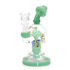 Lookah (WPC723) Mushrooms 9" Glass Water Pipe (Assorted Colors)(Single Unit)