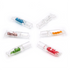 Clear 8MM w/ Colored Diamond Glass Rolling Tips (Assorted Colors)(5 Pack)