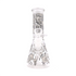 Glow In The Dark Skulls 9" Glass Water Pipe (Single Unit)