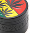 Rasta Weed Leaves Design Manual Metal Grinder (Assorted Colors)(Display of 12)