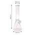 14" Beaker Glass Water Pipe (Single Unit)