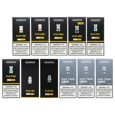 VOOPOO PnP Replacement Coils (5 Pack)  Multiple Resistance Options |  Payless Distributors