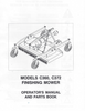 Finish Mower Operator's Manual