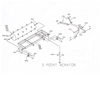 Aerator 3 point hitch Parts Diagram