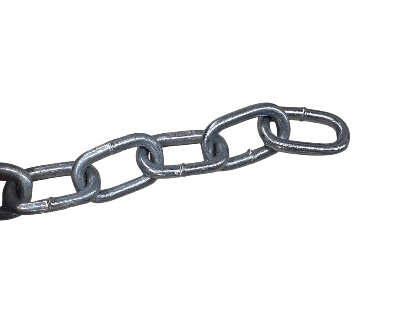 Chain Links, Close-up of large shiny welded metal chain lin…