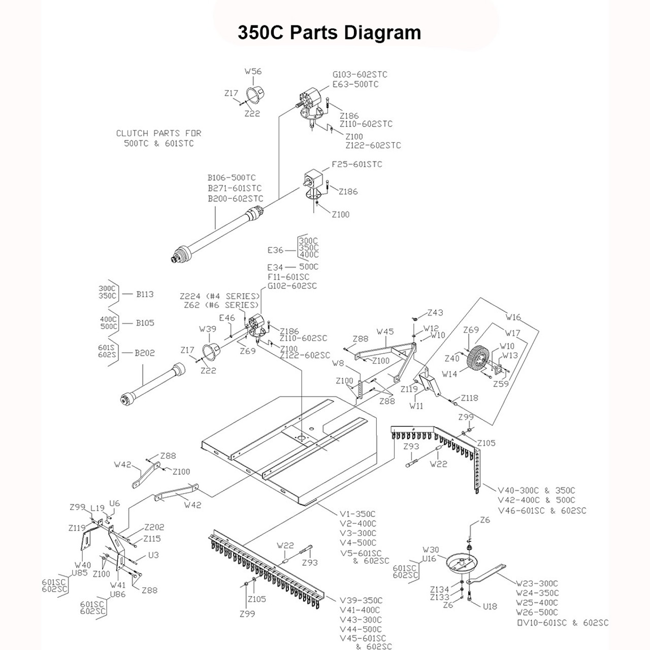 350C Parts Diagram