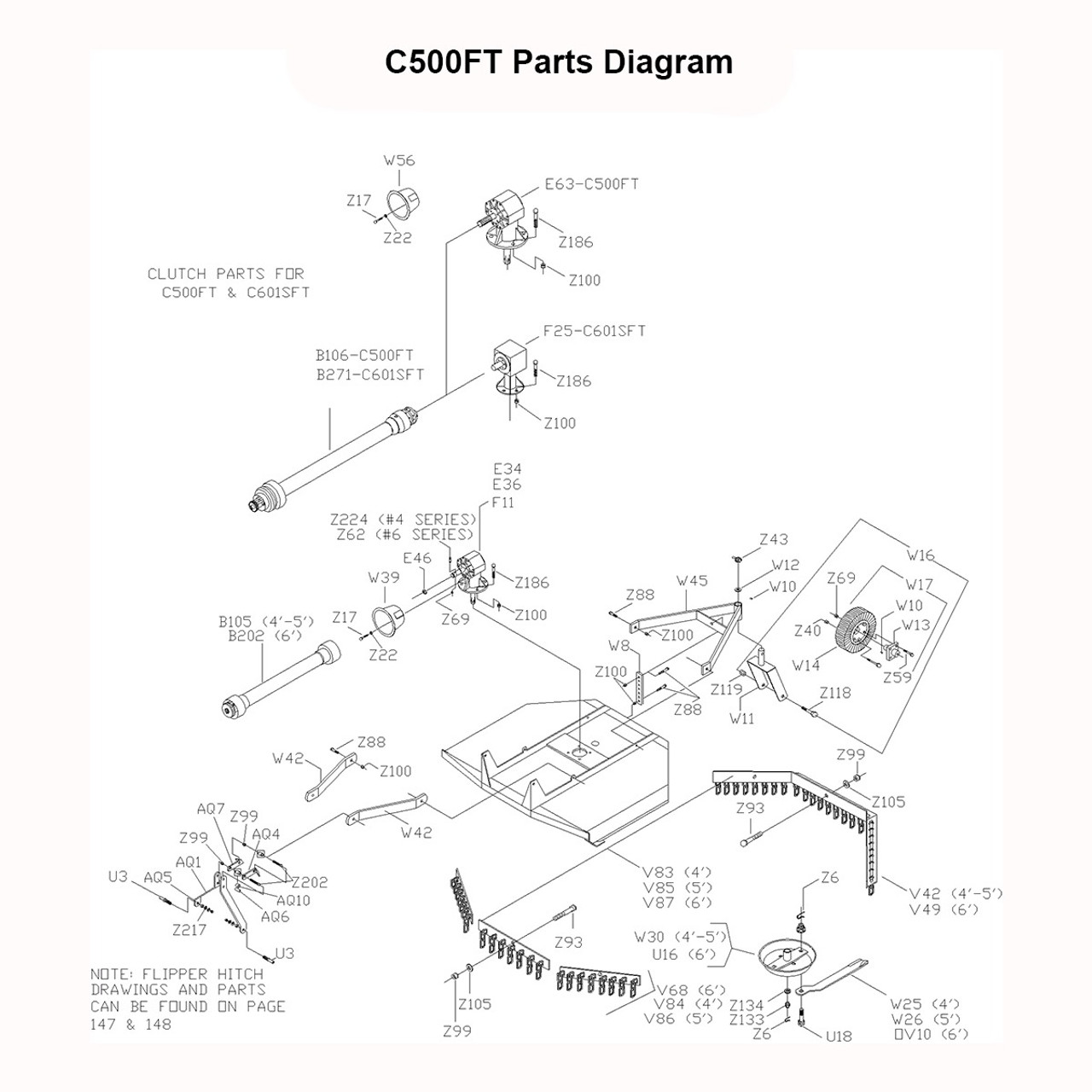 C500FT Parts Diagram