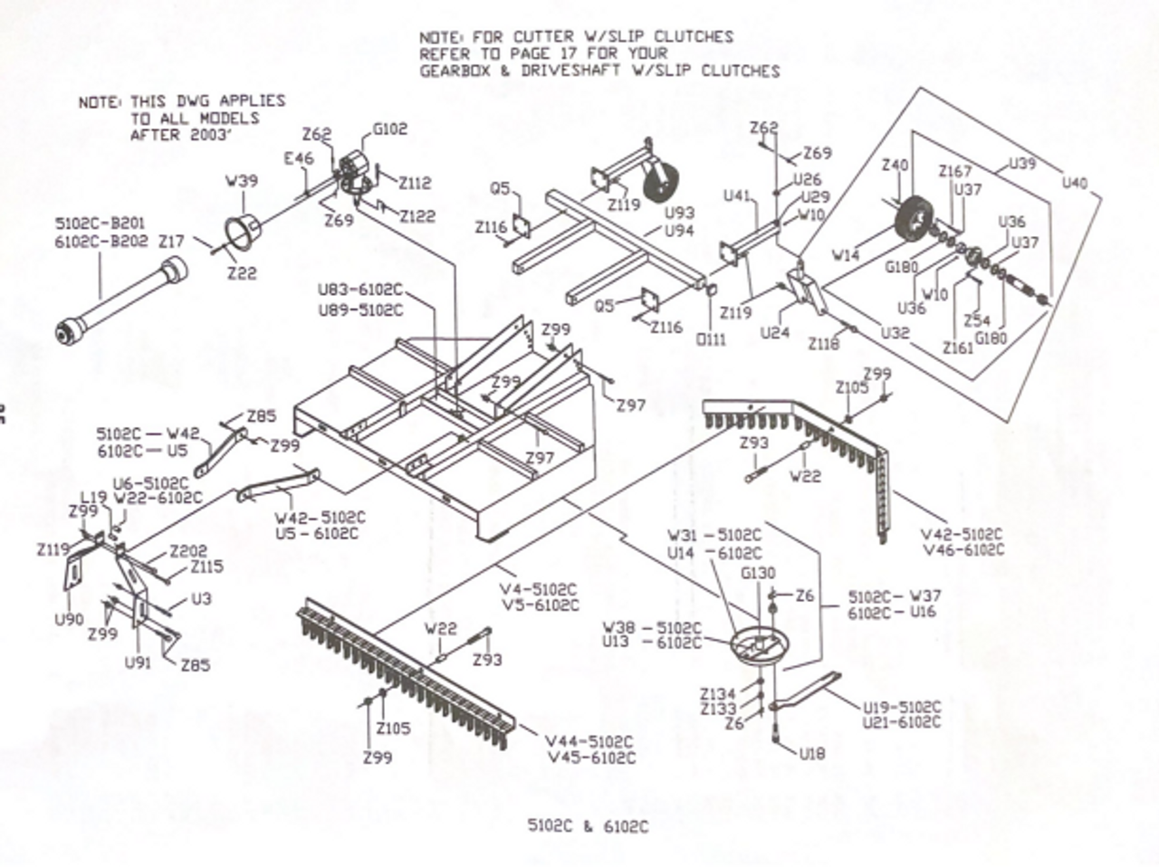 5102TC Parts Diagram