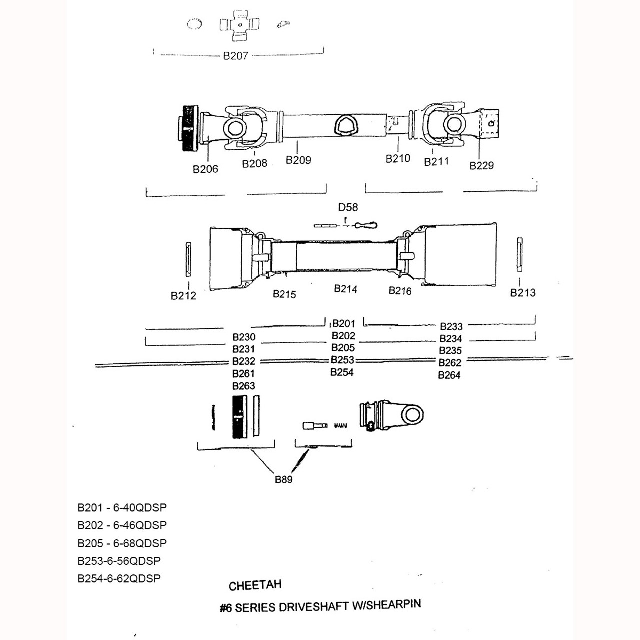6-56QDSP Parts Diagram