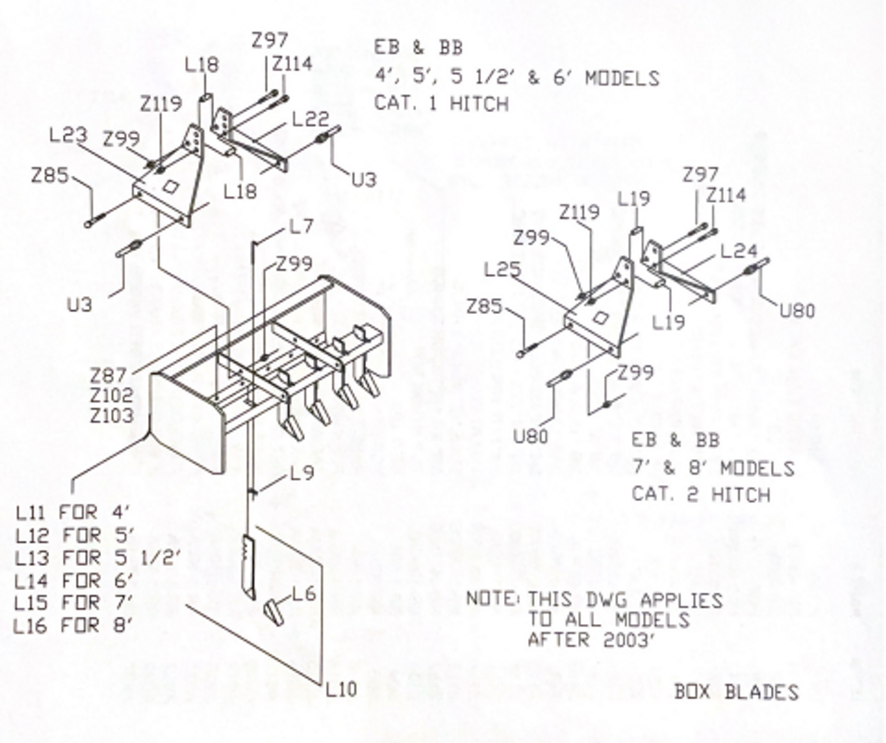 BB60N Parts Diagram