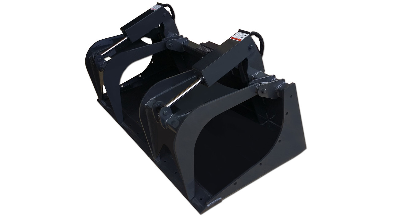 Heavy Duty Skid Steer Grapple Bucket