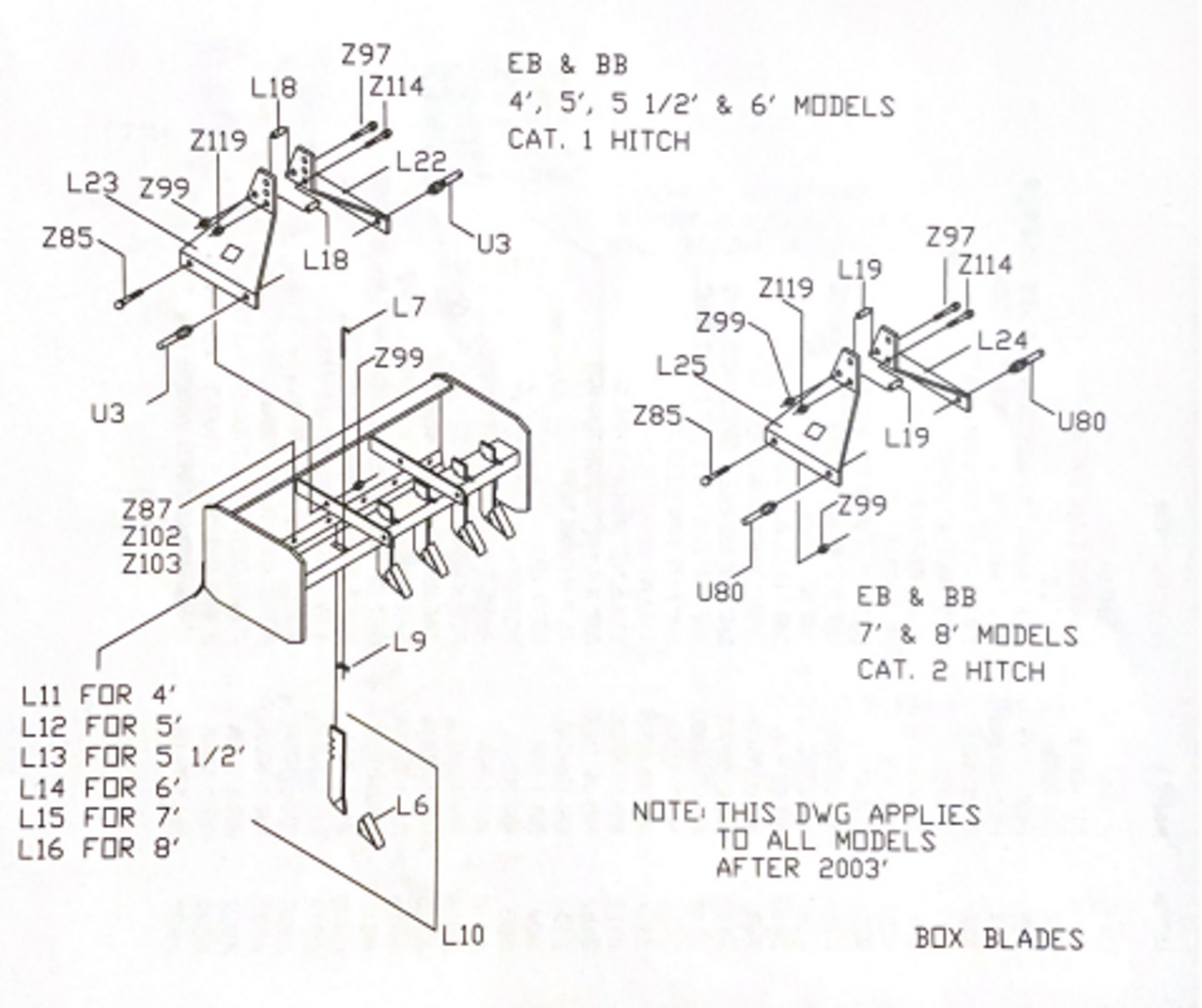 BEB84 Parts Diagram