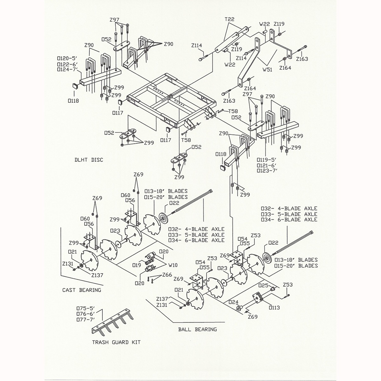 DLHT24822B Parts Diagram