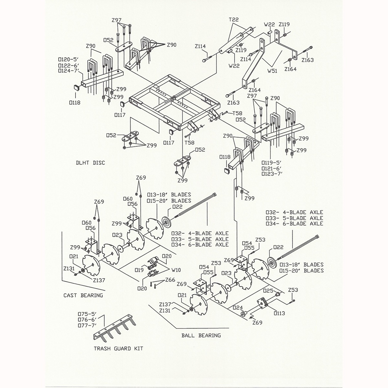 DLHT24822C Parts Diagram