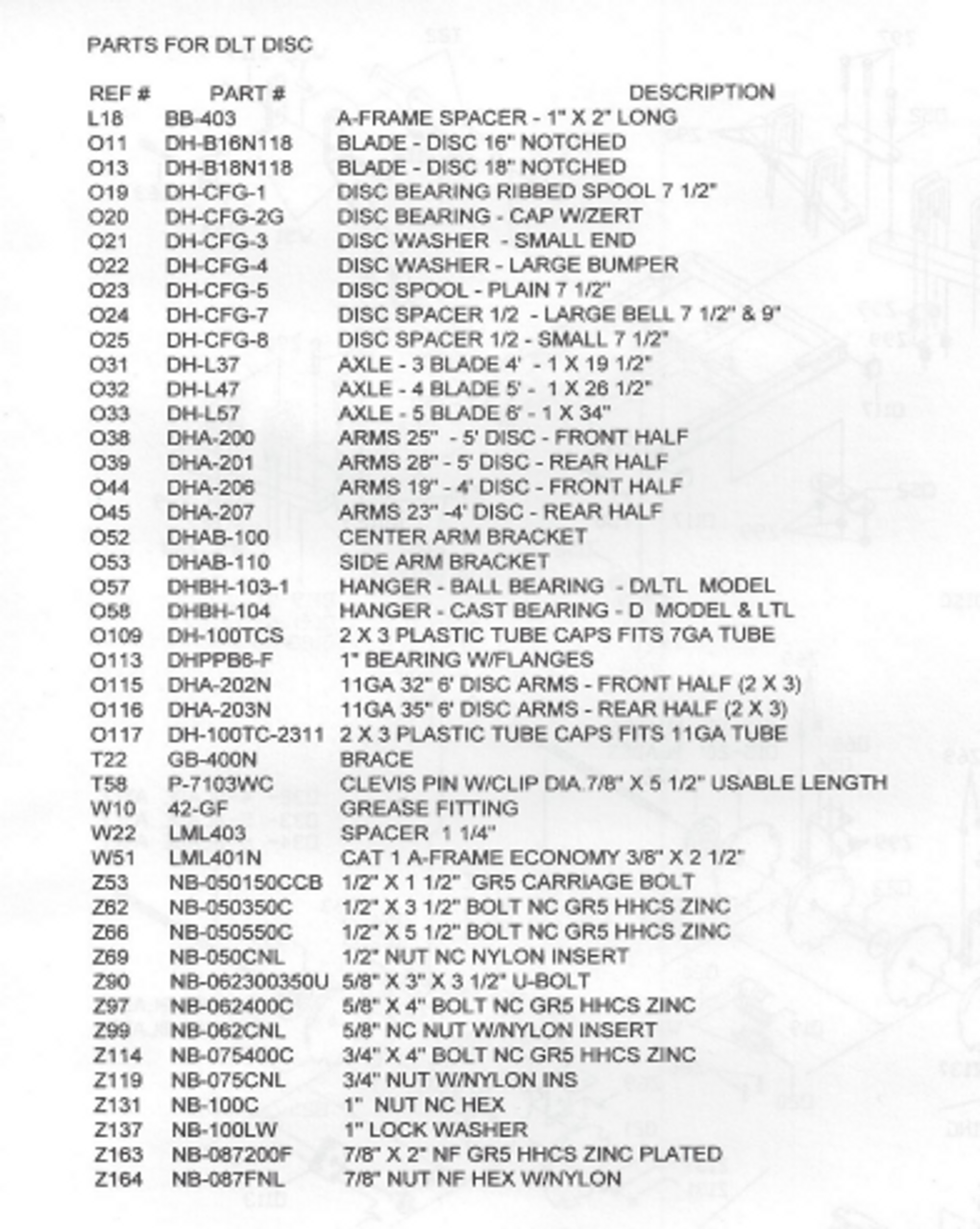DLT16622B Parts Diagram