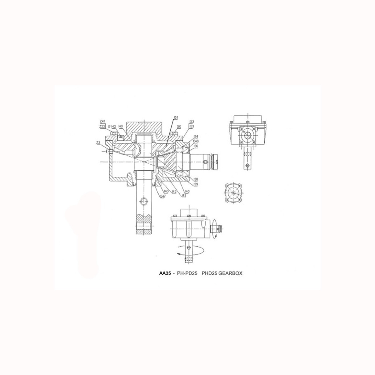 PH-PD25 Parts Diagram