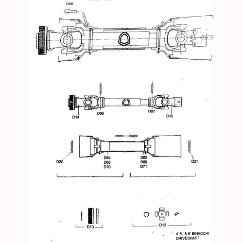 4-5-6-BINACCHI Parts Diagram