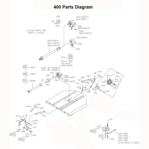 400 Parts Diagram