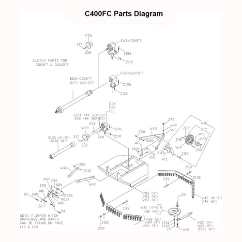 C400FC Parts Diagram