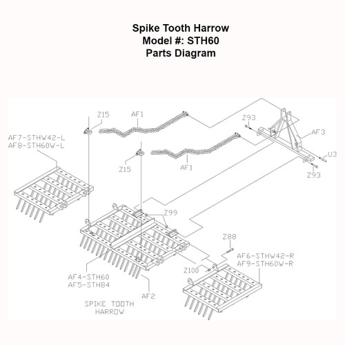 STH60 Parts Diagram