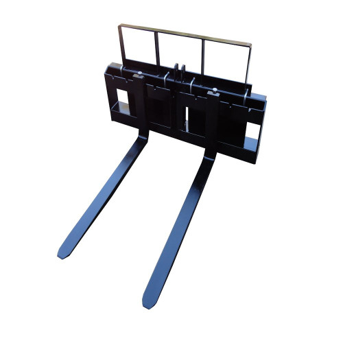 Front Loader Pallet Fork With 48" Fork And Quick Hitch Plate 