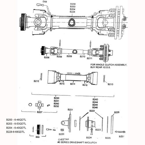 6-40QDTL Parts Diagram