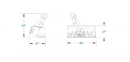 Skid Steer Snow Blower