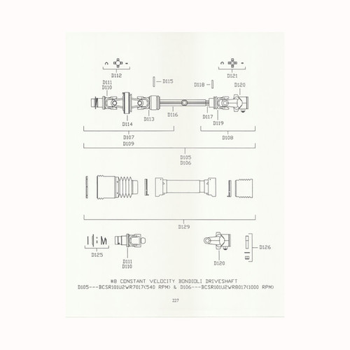 BCS8R101U2WR8017 Parts Diagram