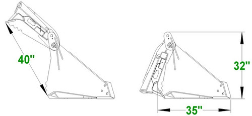 Severe Duty 4-N-1 Bucket Attachment