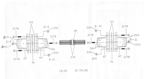 CB10-20 Parts Diagram