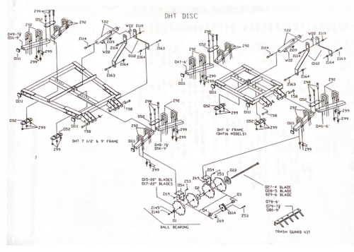 DHT20222 Parts Diagram