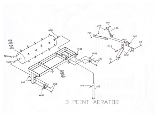 AERATOR SXA723PT Parts Diagram