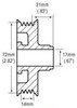 Pulley 24-3250 201-10000