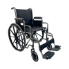 Dalton eChair - 18" Standard wheelchair with detachable arm, foot rests, weight limit 250 lbs