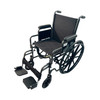 Dalton eChair - 18" Standard wheelchair with detachable arm, foot rests, weight limit 250 lbs