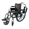 Dalton eLite-18" Lightweight wheelchair with legrests & anti-tippers, adjustable height arm, Weight limit:250lbs