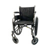 Dalton eLite- 20" Lightweight wheelchair with anti-tippers, footrests, adjust height arm,Weight limit:250lbs