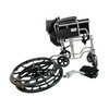 Dalton Wheelchair/ Transport chair Combo -18" Combo wheelchair with aluminum lightweight frame, footrests, quick release