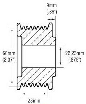 Pulley 24-1755 201-12005