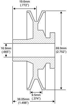 Pulley 24-3101-1 201-10002