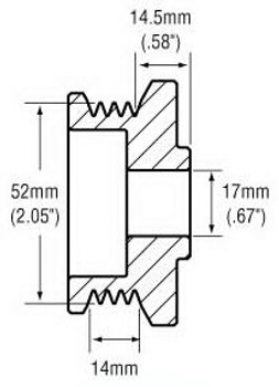 Pulley 24-1253 204-12002