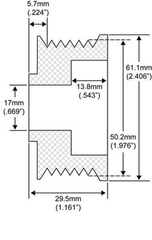 Pulley 24-1279 206-12012