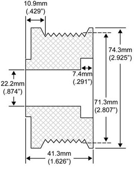 Pulley 24-1753 208-12003