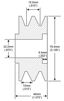 Pulley 24-1500 202-01004