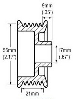 Pulley 24-2254-1 206-14006