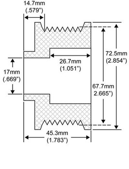 Pulley 24-2260 208-14001